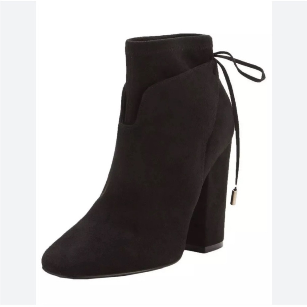 Kendall & Kylie Black Suede Booties - 9.5